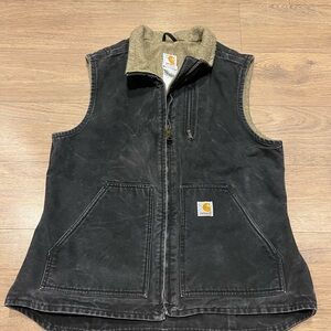 Vintage Y2K Carhartt Women’s Workwear Black Vest L